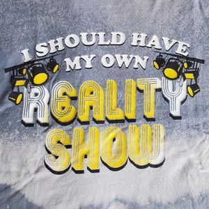 Tie Dye Funny Sleeveless Tee | Youth Medium